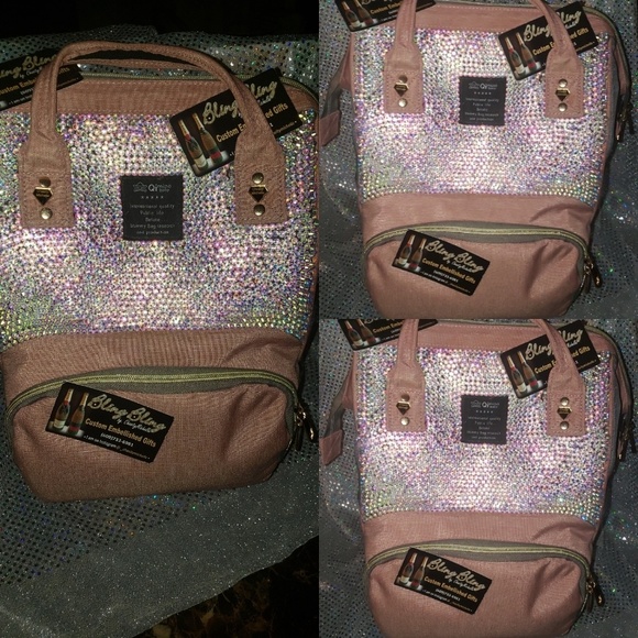 Custom Bling´d diaper bag